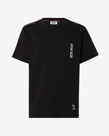 Bliss Print Regular T-Shirt | Men T-shirts Black | GCDS Spring/Summer 2023